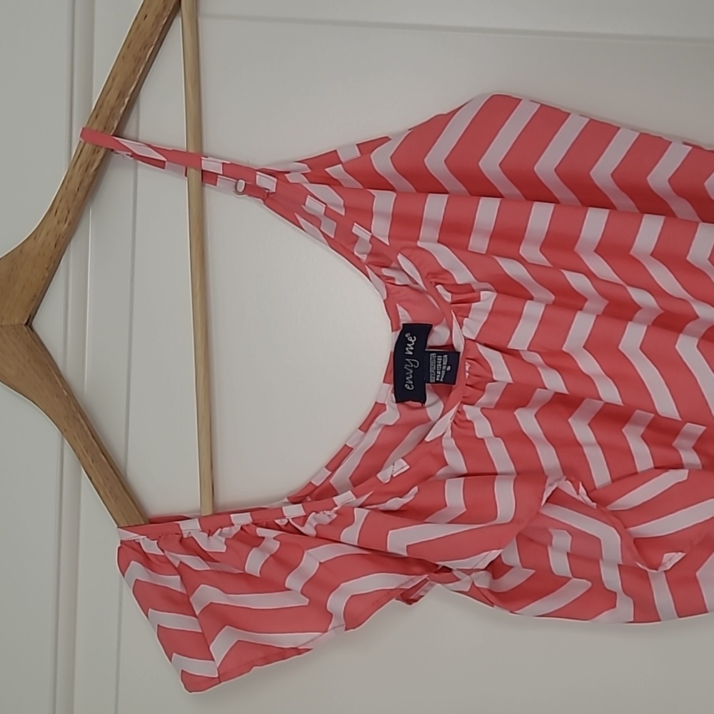 Coral chevron dress - Picture 4 of 7